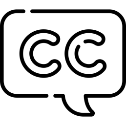 Logotip de la mesura d'accessibilitat de subtitulació adaptada